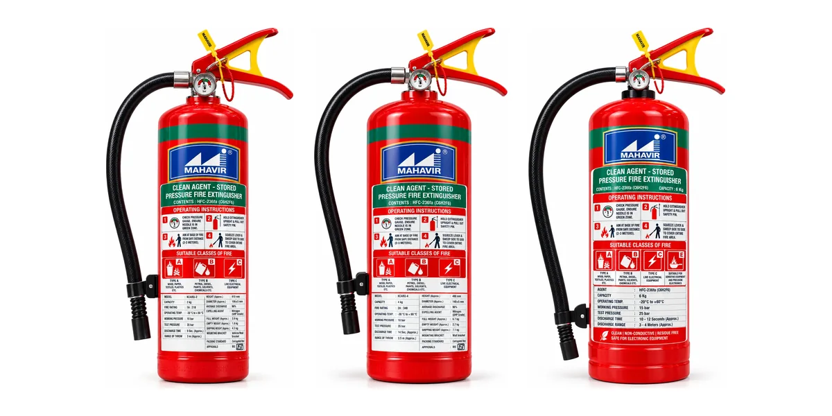 Clean Agent Fire Extinguishers