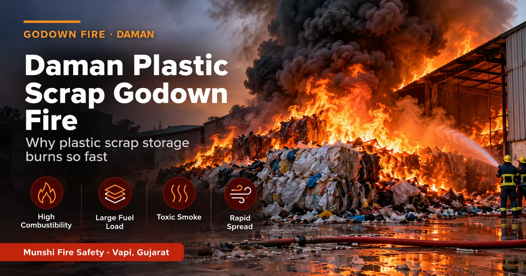 Daman Plastic Scrap Godown Fire: Safety Lessons for Scrap & Storage Units