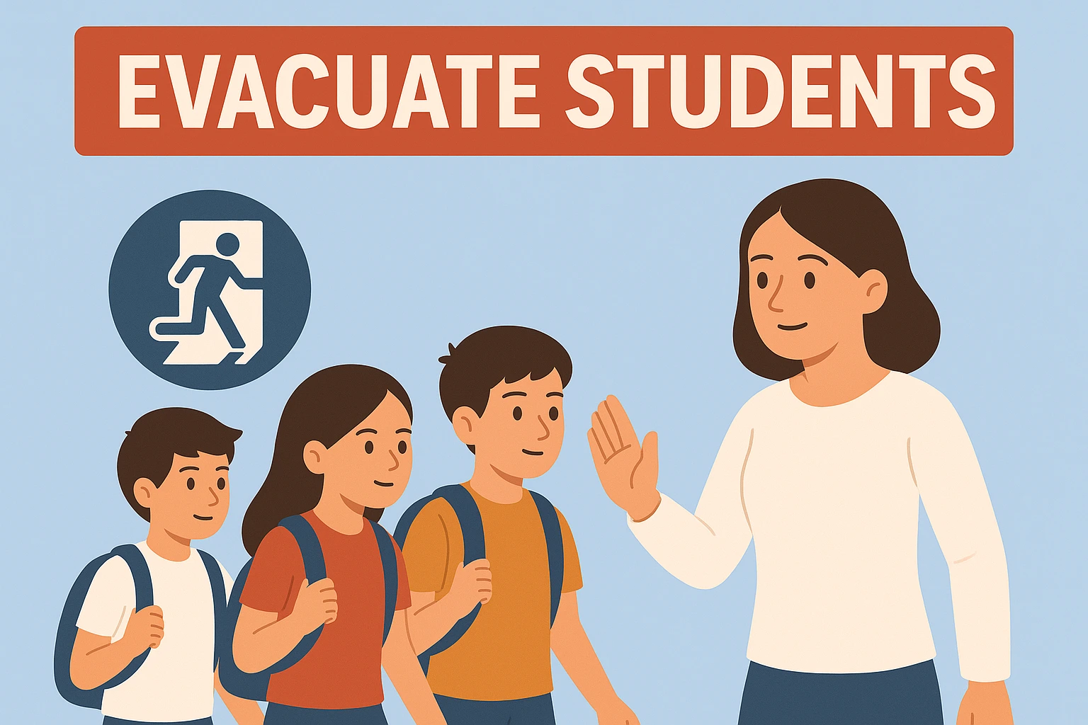 Evacuate Students