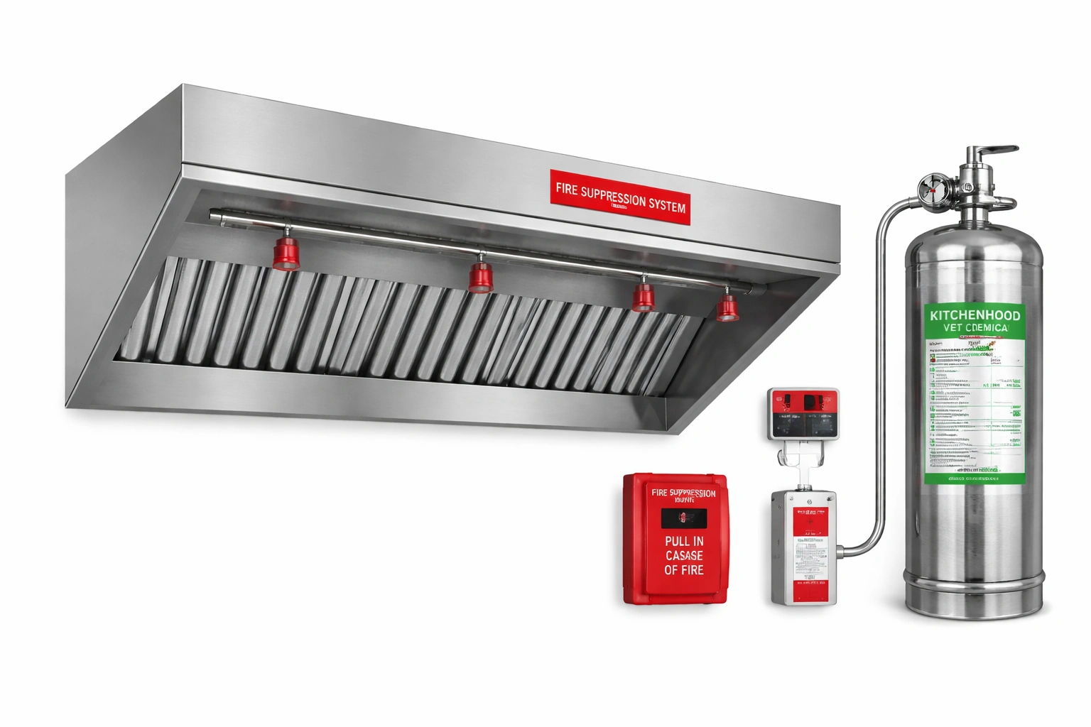 Kitchen Hood Suppression System (Wet Chemical)