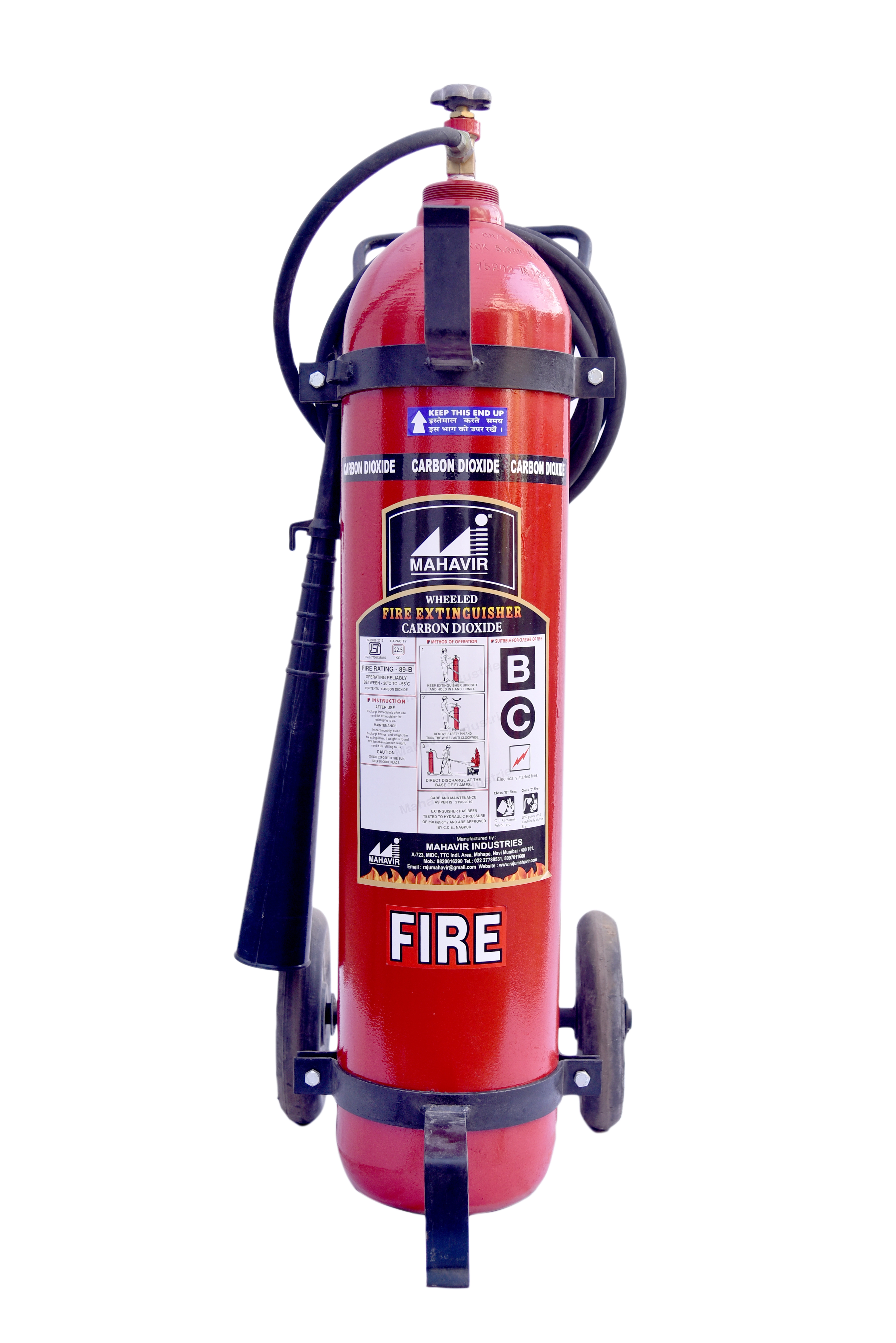 22.5 kg CO₂ Fire Extinguisher