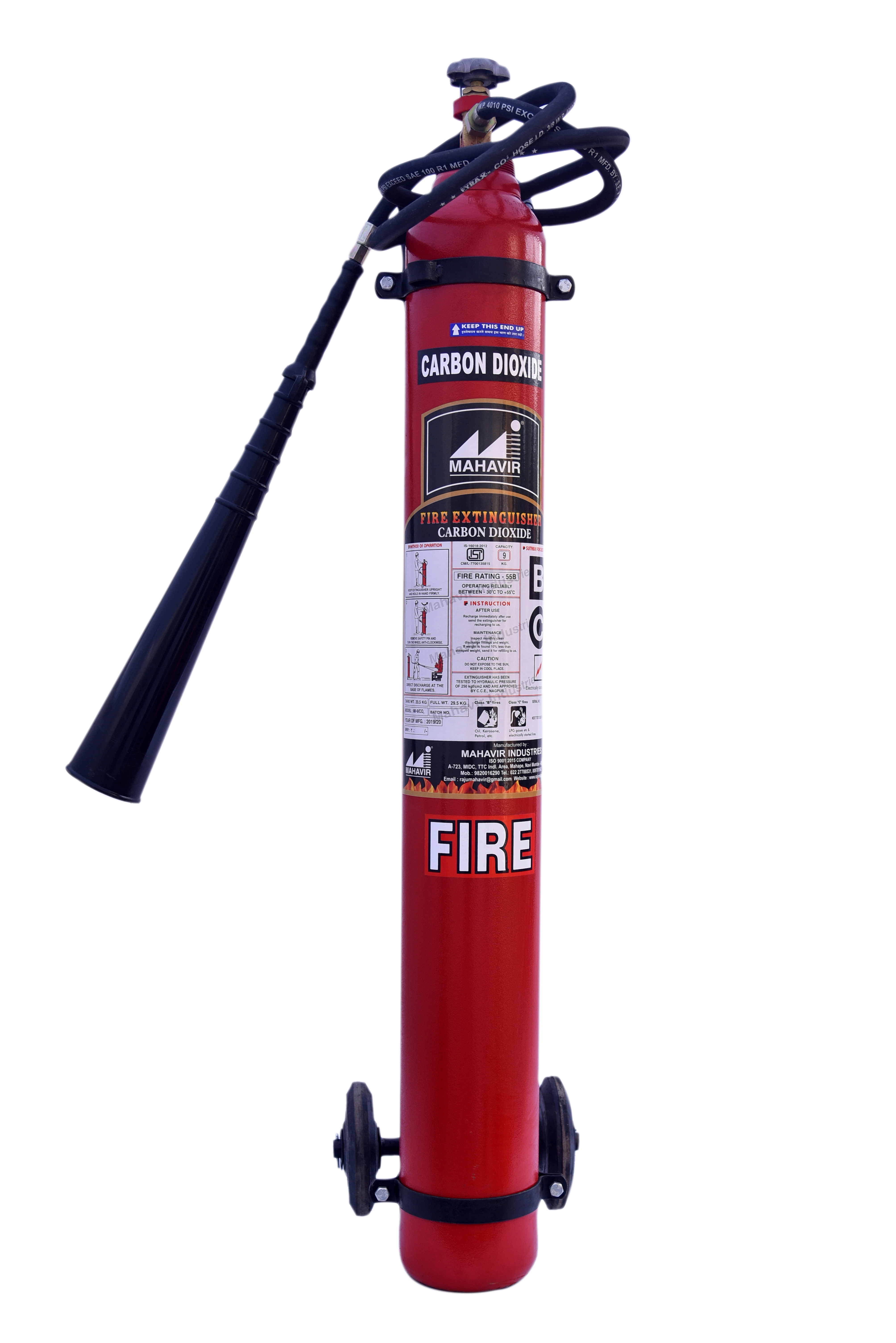 9 kg CO₂ Fire Extinguisher
