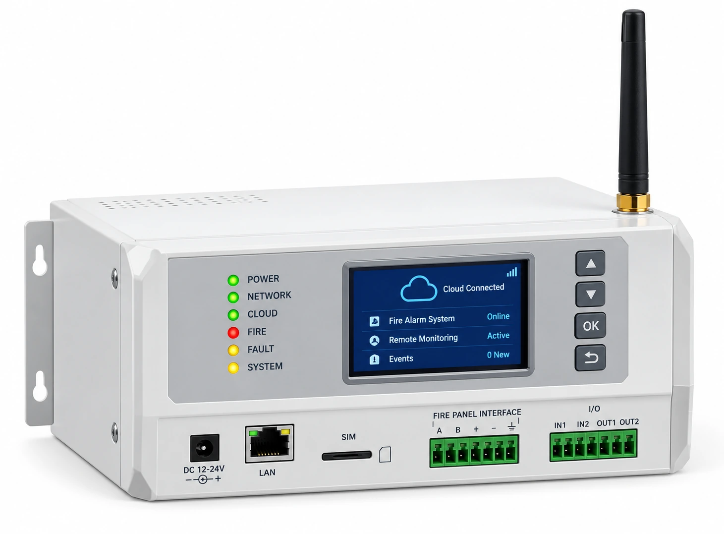 Cloud Fire Alarm Monitoring Gateway
