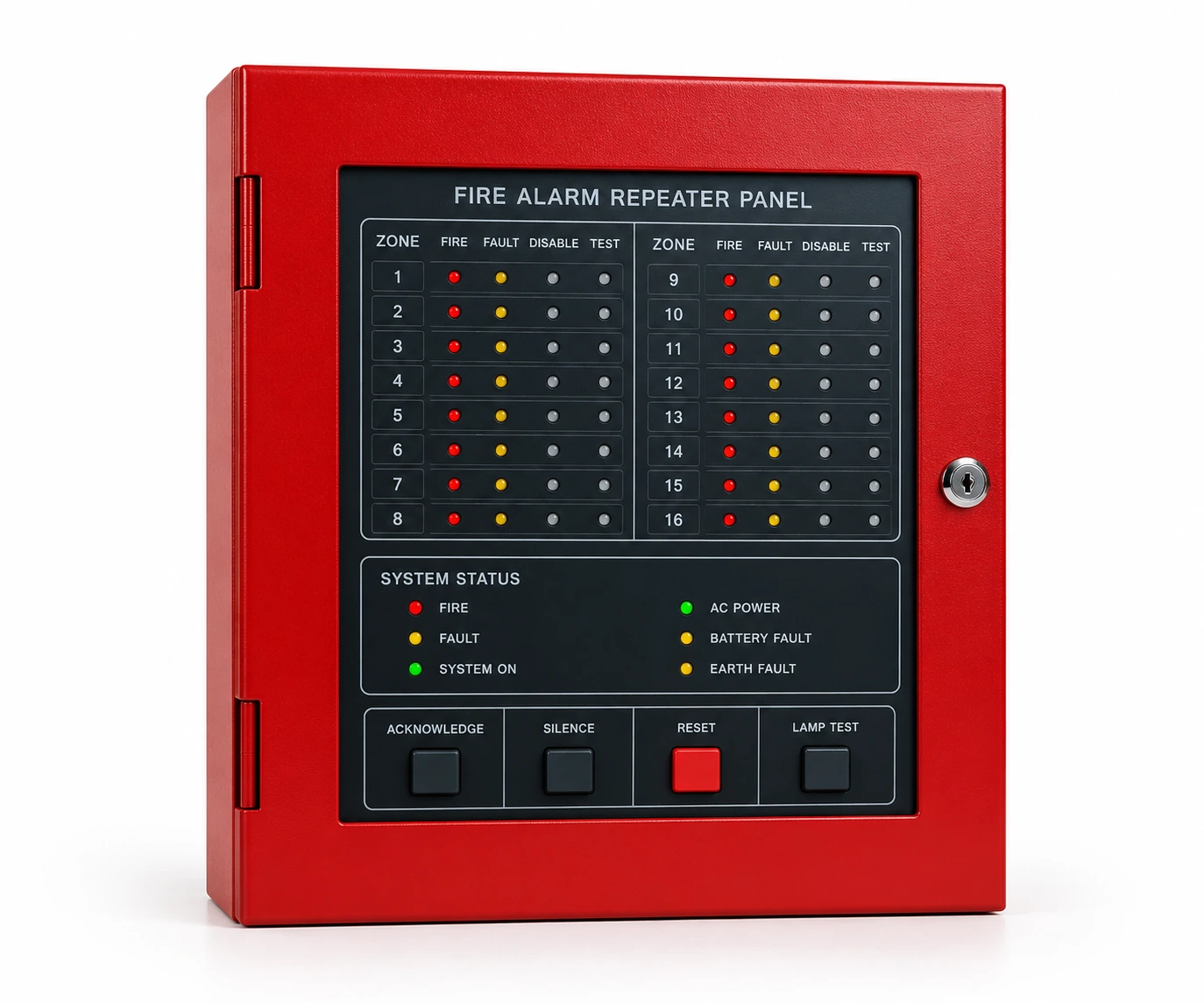 Fire Alarm LED Repeater / Annunciator Panel