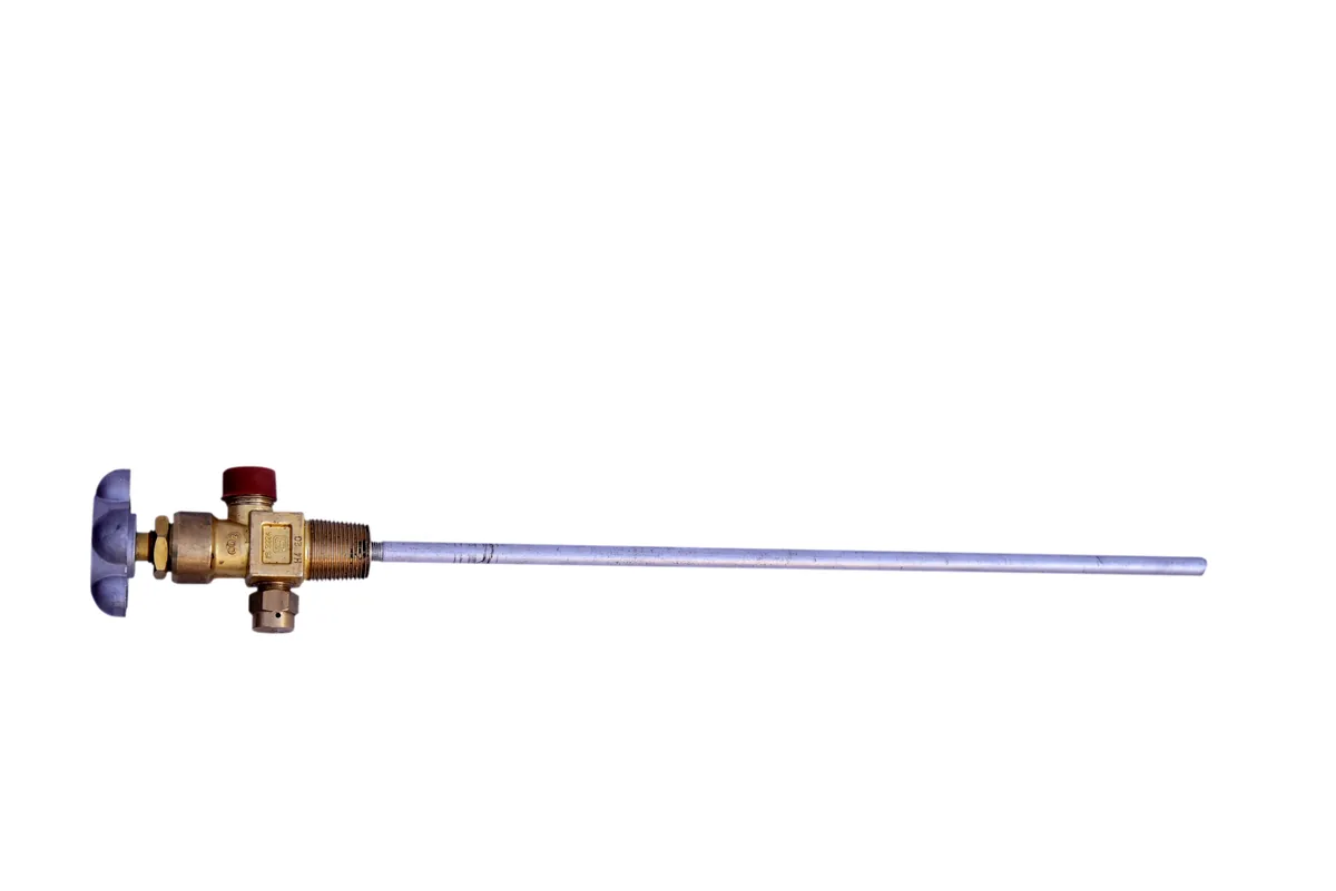 CO2 Cylinder Valve with Aluminium Siphon Tube