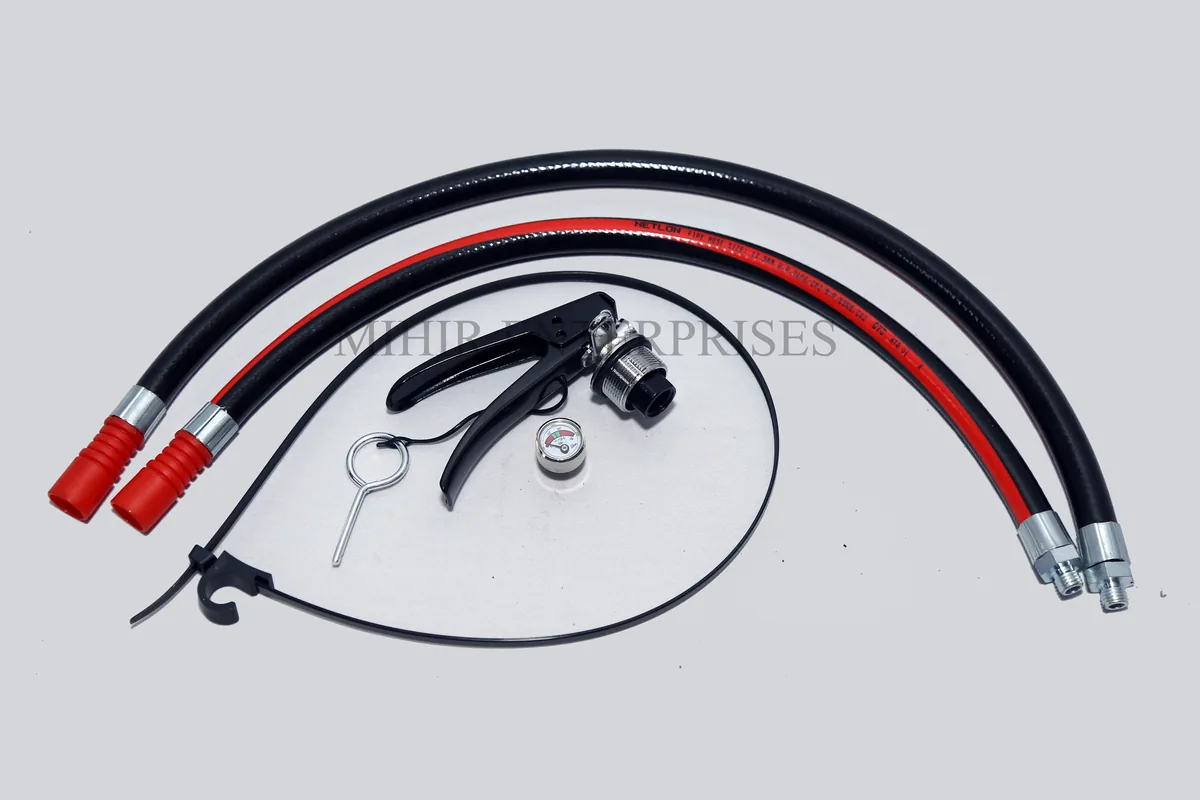 Fire Hose 12.5 mm with Handle, Gauge and Pin Set