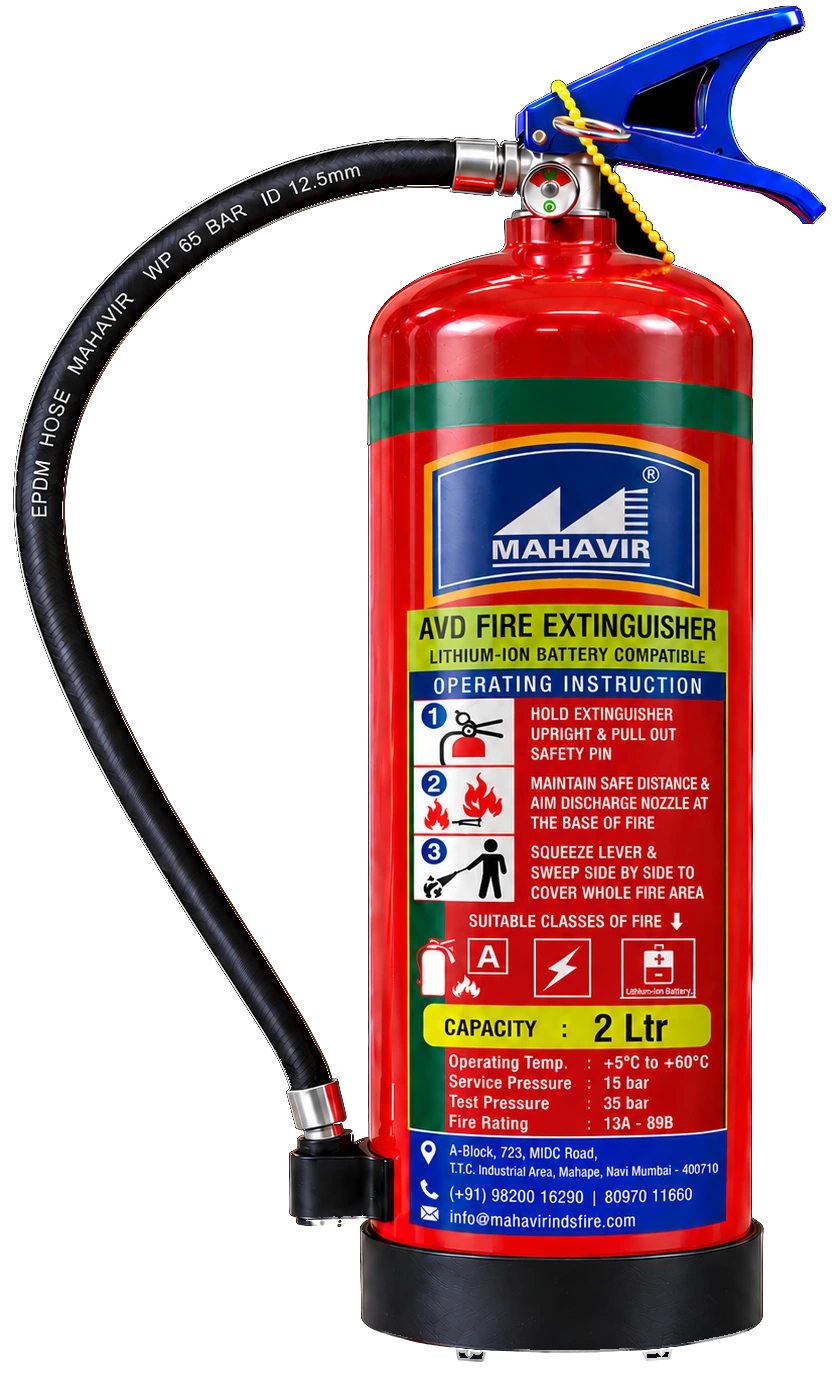 2 Ltr AVD Lithium-Ion Battery Fire Extinguisher