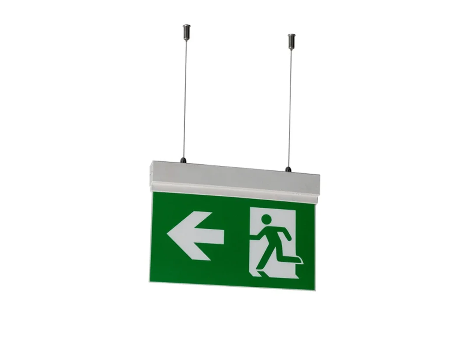 Double-Sided Hanging Exit Sign