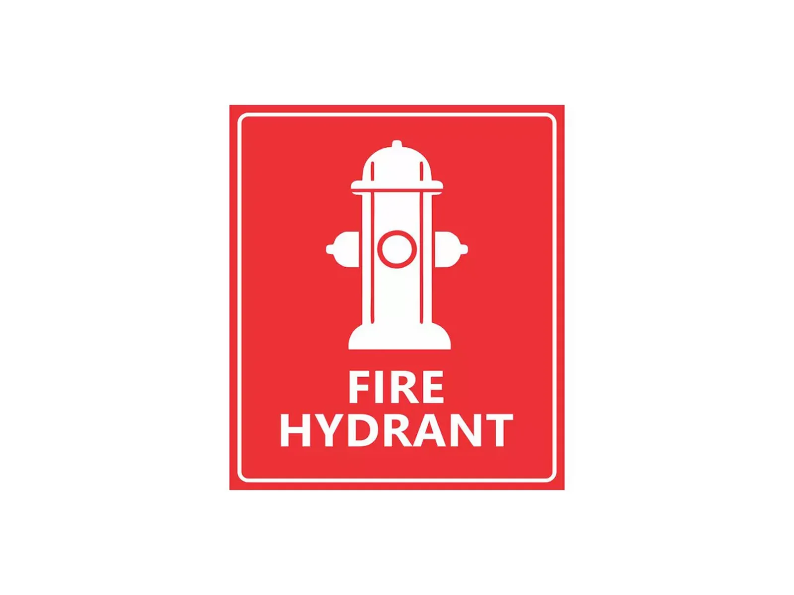 Fire Hydrant Sign
