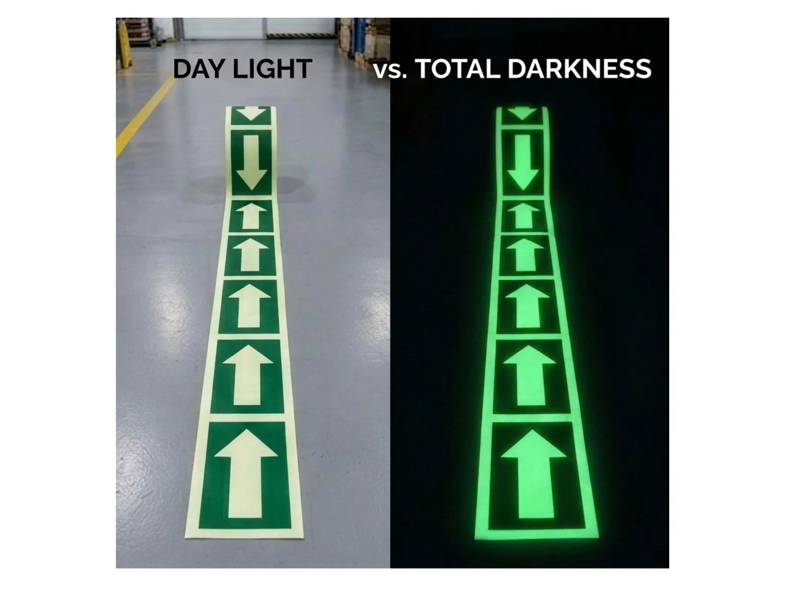 Photoluminescent Escape Route Marker Strip
