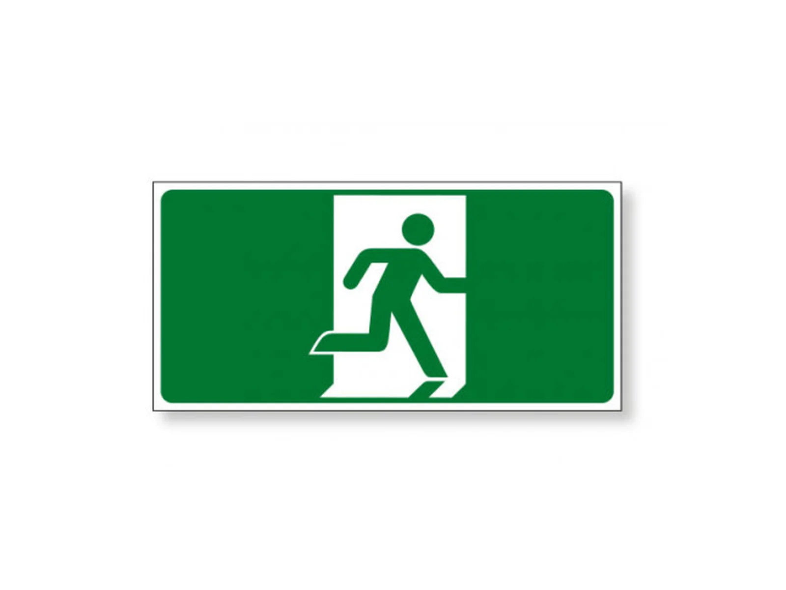 Running Man Exit Sign