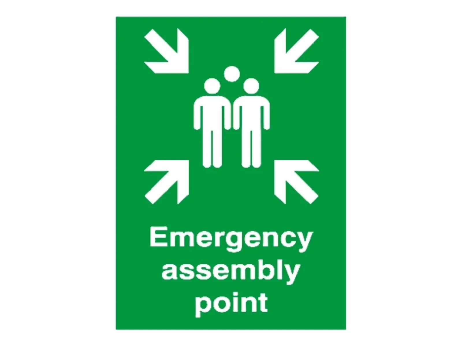 Zone-Wise Assembly Point Sign (A, B, C)